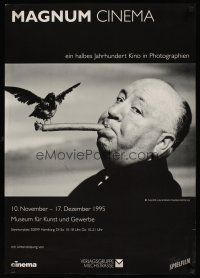7x307 MAGNUM CINEMA 23x33 German museum exhibition '95 film photography, image of Alfred Hitchcock
