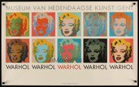 7x261 MUSEUM VAN HEDENDAAGSE KUNST 24x38 art exhibition '90s Andy Warhol art of Marilyn Monroe!