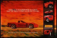 7x418 PIRELLI TIRES 24x36 advertising poster '96 P Zeros, 420 horsepower Nassau Roadster!