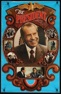 7x563 PRESIDENT 22x34 political campaign '72 great images of former Republican president!