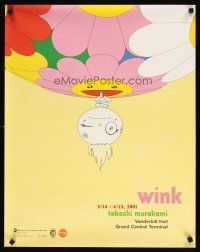 7x267 WINK 22x28 art exhibition '01 cool Takashi Murakami anime artwork!