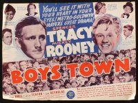 7y018 BOYS TOWN herald '38 Spencer Tracy as Father Flanagan with Mickey Rooney!