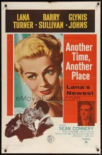 7z037 ANOTHER TIME ANOTHER PLACE 1sh '58 sexy Lana Turner has an affair with young Sean Connery!