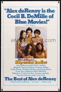 7z065 BEST OF ALEX DERENZY 1sh '83 Desiree Cousteau, the DeMille of blue movies!