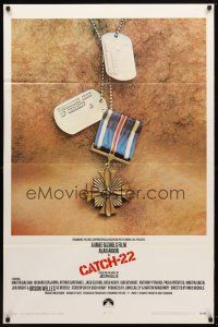 7z124 CATCH 22 1sh '70 directed by Mike Nichols, based on the novel by Joseph Heller!