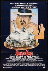 7z130 CHARLIE CHAN & THE CURSE OF THE DRAGON QUEEN 1sh '81 Peter Ustinov, different art!