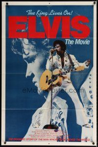 7z210 ELVIS 1sh '79 Kurt Russell as Presley, directed by John Carpenter, rock & roll!