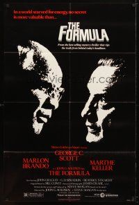 7z259 FORMULA 1sh '80 Marlon Brando, George C. Scott, directed by John G. Avildsen!