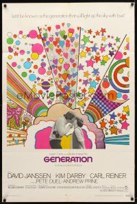 7z282 GENERATION 1sh '70 David Janssen, very pregnant Kim Darby, A Time for Giving!