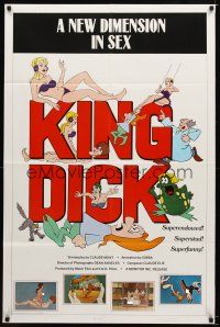 7z415 KING DICK 1sh '83 animated sex, superendowed, superstud & superfunny!