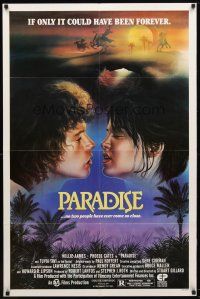 7z600 PARADISE 1sh '82 sexy Phoebe Cates, Willie Aames, adventure artwork!