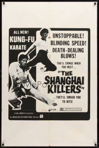 7z741 SHANGHAI KILLERS 1sh '73 kung fu martial arts action, they'll smash you to bits!
