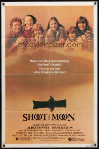 7z745 SHOOT THE MOON 1sh '82 Albert Finney & Diane Keaton can't fall out of love!