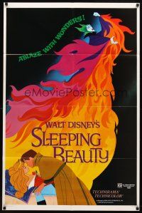 7z768 SLEEPING BEAUTY style A 1sh R79 Walt Disney cartoon fairy tale fantasy classic!