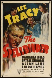 7z788 SPELLBINDER 1sh '39 lawyer Lee Tracy's daughter is in love with his gangster client!
