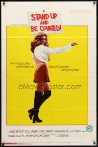 7z793 STAND UP & BE COUNTED style C 1sh '72 full-length sexy Jacqueline Bisset, women's lib!