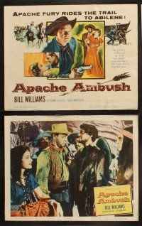 8a040 APACHE AMBUSH 8 LCs '55 Richard Jaeckel & Bill Williams versus Apache Native American fury!