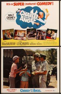 8a017 CHARLEY & THE ANGEL 9 LCs '73 Disney, Fred MacMurray, Cloris Leachman, supernatural comedy!