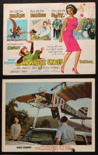 8a021 MONKEY'S UNCLE 9 LCs '65 Walt Disney, Annette Funnicello, Yvette Mimeux & Tommy Kirk!