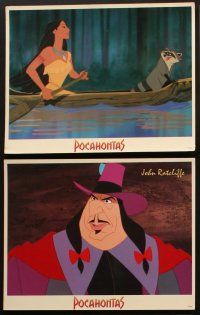 8a023 POCAHONTAS 9 LCs '95 Walt Disney, great Native American Indian historical cartoon images!