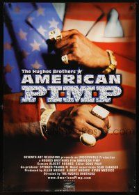 8b039 AMERICAN PIMP 1sh '99 Hughes brothers prostitution documentary!