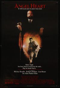 8b045 ANGEL HEART 1sh '87 Robert DeNiro, Mickey Rourke, directed by Alan Parker!
