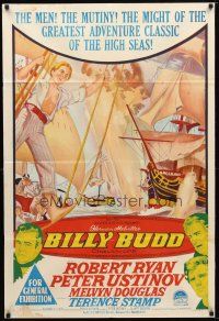 8c255 BILLY BUDD Aust 1sh '62 Terence Stamp, Robert Ryan, mutiny & high seas adventure!