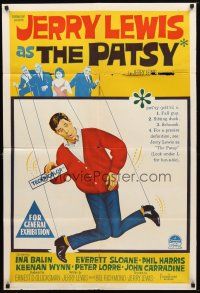 8c270 PATSY Aust 1sh '64 wacky art of Jerry Lewis hanging from strings like a puppet!