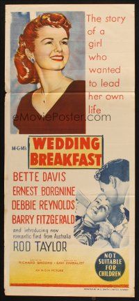 8c379 CATERED AFFAIR Aust daybill '56 Debbie Reynolds, Bette Davis, Ernest Borgnine, Fitzgerald!