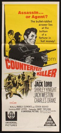 8c394 COUNTERFEIT KILLER Aust daybill '68 gun works both sides of the fence, Assassin Or Agent?