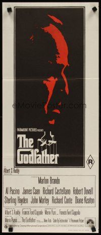 8c515 GODFATHER Aust daybill '72 Marlon Brando in Francis Ford Coppola's classic crime epic!