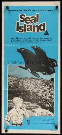 8c790 SEAL ISLAND Aust daybill '76 Andrew Dove, Lisa Norris, seal hunting!