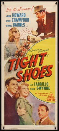 8c897 TIGHT SHOES Aust daybill '41 Binnie Barnes, from Damon Runyon story, different!
