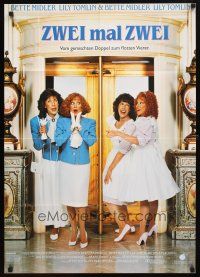 8c093 BIG BUSINESS German '88 great image of identical twins Bette Midler & Lily Tomlin!