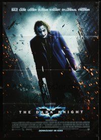 8c107 DARK KNIGHT advance DS German '08 different image of Heath Ledger as The Joker!
