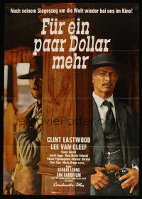 8c114 FOR A FEW DOLLARS MORE German R69 Sergio Leone's Per qualche dollaro in piu, Clint Eastwood