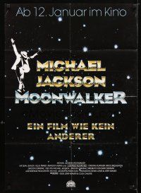 8c134 MOONWALKER advance German '88 great sci-fi art of pop music legend Michael Jackson!