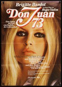 8c135 MS. DON JUAN German '73 ou Si Don Juan etait une femme, Roger Vadim, sexy Brigitte Bardot!