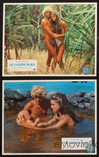 8c073 BLUE LAGOON 5 French LCs '80 sexy young Brooke Shields & Christopher Atkins!