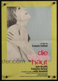 8c177 SOFT SKIN 2 German 12x19s '65 Francois Truffaut's La Peau Douce, Jean Desailly, sexy images!