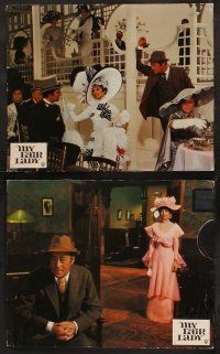 8c232 MY FAIR LADY 4 German LCs '64 great images of Audrey Hepburn & Rex Harrison!