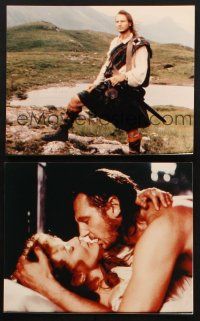 8d302 ROB ROY 2 color South American 8x10 stills '95 Liam Neeson, romantic c/u with Jessica Lange!
