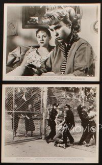8d752 GREEN-EYED BLONDE 4 8x10 stills '57 great images of teen bad girl Susan Oliver!