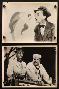 8d341 INCREDIBLE MR. LIMPET 13 South American 7.5x9.5 stills '64 Don Knotts & cartoon fish!