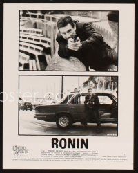 8d614 RONIN 6 8x10 stills '98 Robert De Niro, Jean Reno, director John Frankenheimer candid!