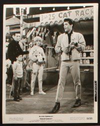 8d469 ROUSTABOUT 8 8x10 stills '64 great images of Elvis Presley at carnival, rock 'n' roll!