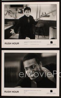 8d366 RUSH HOUR 11 8x10 stills '98 cool images of unlikely duo Jackie Chan & Chris Tucker!