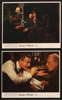 8d079 DEAD OF WINTER 8 8x10 mini LCs '87 Mary Steenburgen, Roddy McDowall, directed by Arthur Penn!