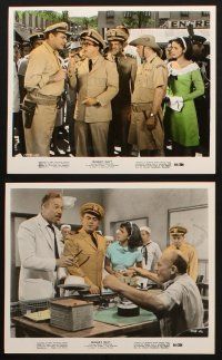 8d042 McHALE'S NAVY 10 color 8x10 stills '64 wacky images of Ernest Borgnine & Tim Conway!