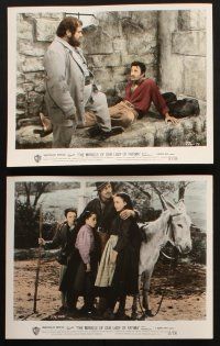 8d044 MIRACLE OF OUR LADY OF FATIMA 10 color 8x10 stills '52 Gilbert Roland, Angela Clarke, Silvera